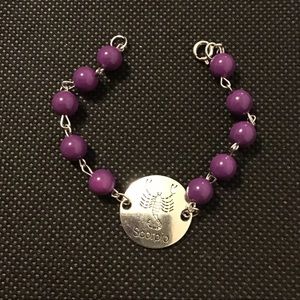 Custom Scorpio beaded bracelet